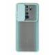 Newface Xiaomi Redmi Note 8 Pro Kılıf Palm Buzlu Kamera Sürgülü Silikon - Turkuaz Newface Xiaomi Redmi Note 8 Pro Kılıf Palm Buzlu Kamera Sürgülü Silikon - Turkuaz