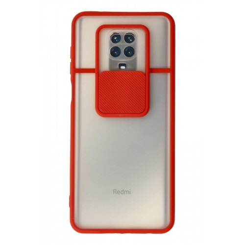 Newface Xiaomi Redmi Note 9S Kılıf Palm Buzlu Kamera Sürgülü Silikon - Kırmızı Newface Xiaomi Redmi Note 9S Kılıf Palm Buzlu Kamera Sürgülü Silikon - Kırmızı