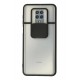 Newface Xiaomi Redmi Note 9 Pro Kılıf Palm Buzlu Kamera Sürgülü Silikon - Siyah Newface Xiaomi Redmi Note 9 Pro Kılıf Palm Buzlu Kamera Sürgülü Silikon - Siyah