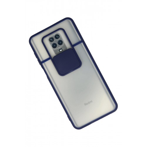 Newface Xiaomi Redmi Note 9 Pro Kılıf Palm Buzlu Kamera Sürgülü Silikon - Lacivert Newface Xiaomi Redmi Note 9 Pro Kılıf Palm Buzlu Kamera Sürgülü Silikon - Lacivert