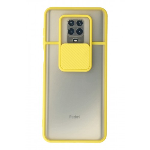 Newface Xiaomi Redmi Note 9 Pro Kılıf Palm Buzlu Kamera Sürgülü Silikon - Sarı Newface Xiaomi Redmi Note 9 Pro Kılıf Palm Buzlu Kamera Sürgülü Silikon - Sarı