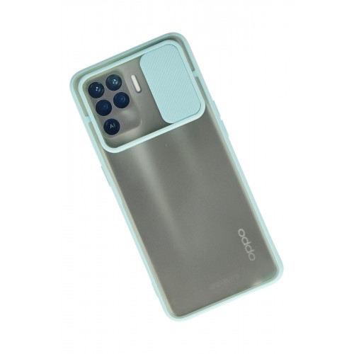 Newface Oppo Reno 5 Lite Kılıf Palm Buzlu Kamera Sürgülü Silikon - Turkuaz Newface Oppo Reno 5 Lite Kılıf Palm Buzlu Kamera Sürgülü Silikon - Turkuaz