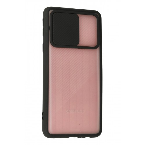 Newface Samsung Galaxy A01 Core Kılıf Palm Buzlu Kamera Sürgülü Silikon - Siyah Newface Samsung Galaxy A01 Core Kılıf Palm Buzlu Kamera Sürgülü Silikon - Siyah