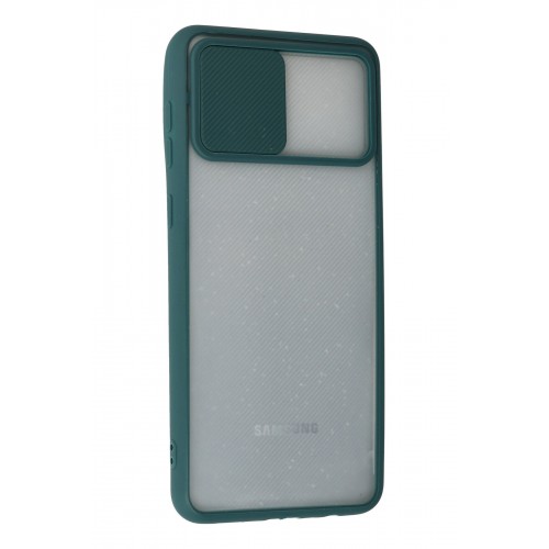 Newface Samsung Galaxy A02 Kılıf Palm Buzlu Kamera Sürgülü Silikon - Yeşil Newface Samsung Galaxy A02 Kılıf Palm Buzlu Kamera Sürgülü Silikon - Yeşil