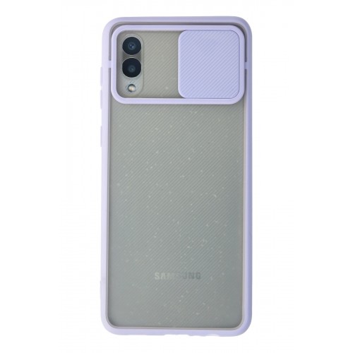 Newface Samsung Galaxy A02 Kılıf Palm Buzlu Kamera Sürgülü Silikon - Lila Newface Samsung Galaxy A02 Kılıf Palm Buzlu Kamera Sürgülü Silikon - Lila