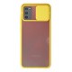 Newface Samsung Galaxy A02S Kılıf Palm Buzlu Kamera Sürgülü Silikon - Sarı Newface Samsung Galaxy A02S Kılıf Palm Buzlu Kamera Sürgülü Silikon - Sarı