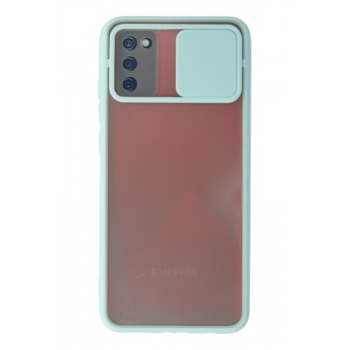 Newface Samsung Galaxy A02S Kılıf Palm Buzlu Kamera Sürgülü Silikon - Turkuaz Newface Samsung Galaxy A02S Kılıf Palm Buzlu Kamera Sürgülü Silikon - Turkuaz