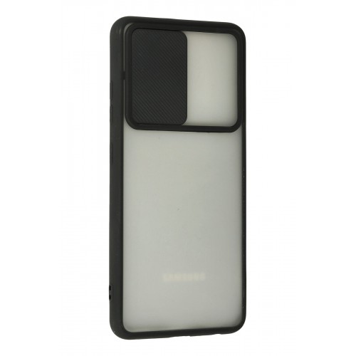 Newface Samsung Galaxy A32 Kılıf Palm Buzlu Kamera Sürgülü Silikon - Siyah Newface Samsung Galaxy A32 Kılıf Palm Buzlu Kamera Sürgülü Silikon - Siyah