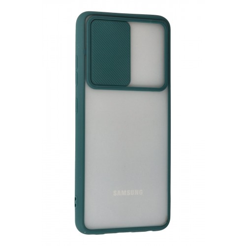 Newface Samsung Galaxy A32 Kılıf Palm Buzlu Kamera Sürgülü Silikon - Yeşil Newface Samsung Galaxy A32 Kılıf Palm Buzlu Kamera Sürgülü Silikon - Yeşil