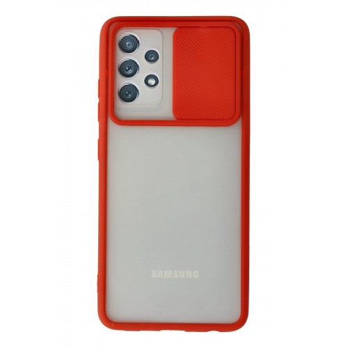 Newface Samsung Galaxy A32 Kılıf Palm Buzlu Kamera Sürgülü Silikon - Kırmızı Newface Samsung Galaxy A32 Kılıf Palm Buzlu Kamera Sürgülü Silikon - Kırmızı