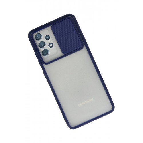 Newface Samsung Galaxy A32 Kılıf Palm Buzlu Kamera Sürgülü Silikon - Lacivert Newface Samsung Galaxy A32 Kılıf Palm Buzlu Kamera Sürgülü Silikon - Lacivert