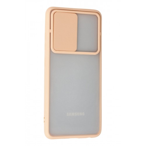 Newface Samsung Galaxy A32 Kılıf Palm Buzlu Kamera Sürgülü Silikon - Pembe Newface Samsung Galaxy A32 Kılıf Palm Buzlu Kamera Sürgülü Silikon - Pembe