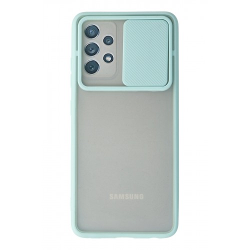 Newface Samsung Galaxy A32 Kılıf Palm Buzlu Kamera Sürgülü Silikon - Turkuaz Newface Samsung Galaxy A32 Kılıf Palm Buzlu Kamera Sürgülü Silikon - Turkuaz