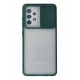 Newface Samsung Galaxy A52 Kılıf Palm Buzlu Kamera Sürgülü Silikon - Yeşil Newface Samsung Galaxy A52 Kılıf Palm Buzlu Kamera Sürgülü Silikon - Yeşil