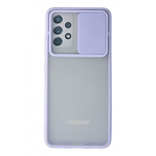 Newface Samsung Galaxy A52 Kılıf Palm Buzlu Kamera Sürgülü Silikon - Lila Newface Samsung Galaxy A52 Kılıf Palm Buzlu Kamera Sürgülü Silikon - Lila