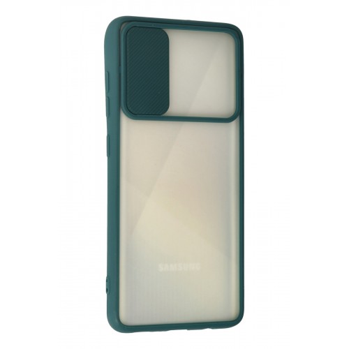 Newface Samsung Galaxy A71 Kılıf Palm Buzlu Kamera Sürgülü Silikon - Yeşil Newface Samsung Galaxy A71 Kılıf Palm Buzlu Kamera Sürgülü Silikon - Yeşil