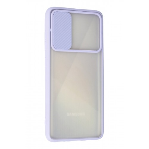 Newface Samsung Galaxy A71 Kılıf Palm Buzlu Kamera Sürgülü Silikon - Lila Newface Samsung Galaxy A71 Kılıf Palm Buzlu Kamera Sürgülü Silikon - Lila