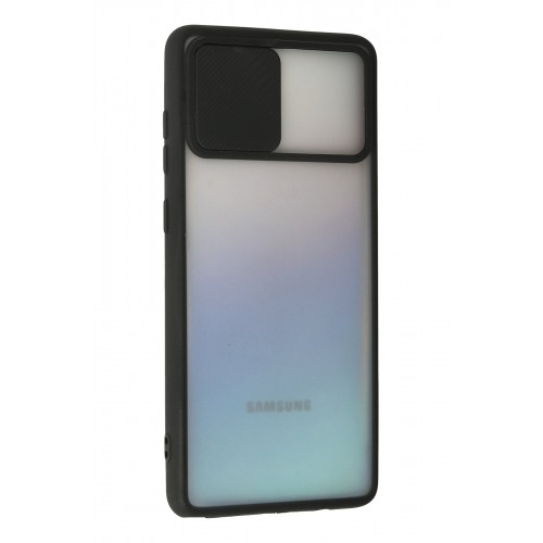 Newface Samsung Galaxy A81 / Note 10 Lite Kılıf Palm Buzlu Kamera Sürgülü Silikon - Siyah Newface Samsung Galaxy A81 / Note 10 Lite Kılıf Palm Buzlu Kamera Sürgülü Silikon - Siyah