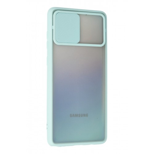 Newface Samsung Galaxy A81 / Note 10 Lite Kılıf Palm Buzlu Kamera Sürgülü Silikon - Turkuaz Newface Samsung Galaxy A81 / Note 10 Lite Kılıf Palm Buzlu Kamera Sürgülü Silikon - Turkuaz