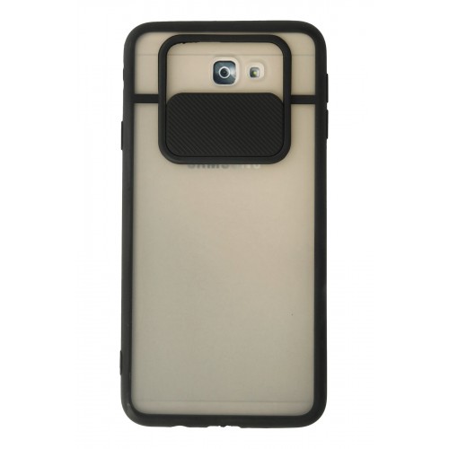 Newface Samsung Galaxy J7 Prime Kılıf Palm Buzlu Kamera Sürgülü Silikon - Siyah Newface Samsung Galaxy J7 Prime Kılıf Palm Buzlu Kamera Sürgülü Silikon - Siyah