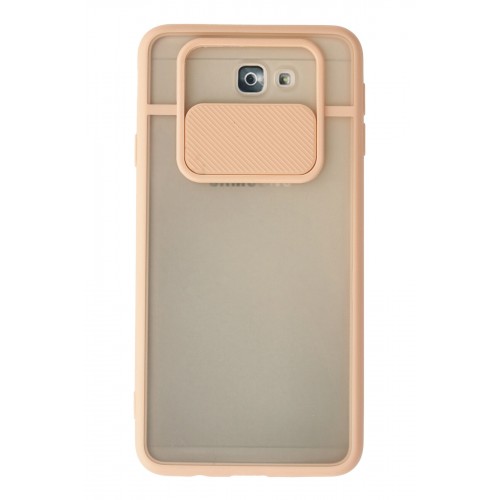 Newface Samsung Galaxy J7 Prime Kılıf Palm Buzlu Kamera Sürgülü Silikon - Pembe Newface Samsung Galaxy J7 Prime Kılıf Palm Buzlu Kamera Sürgülü Silikon - Pembe