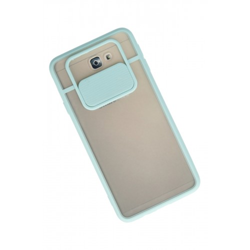 Newface Samsung Galaxy J7 Prime Kılıf Palm Buzlu Kamera Sürgülü Silikon - Turkuaz Newface Samsung Galaxy J7 Prime Kılıf Palm Buzlu Kamera Sürgülü Silikon - Turkuaz