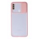 Newface Samsung Galaxy A11 Kılıf Palm Buzlu Kamera Sürgülü Silikon - Pembe Newface Samsung Galaxy A11 Kılıf Palm Buzlu Kamera Sürgülü Silikon - Pembe