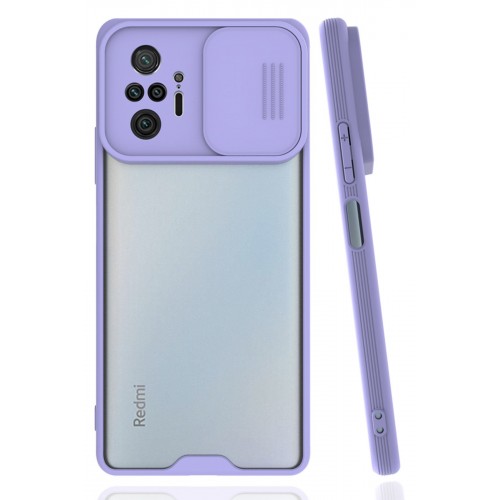 Newface Xiaomi Redmi Note 10 Pro Kılıf Platin Kamera Koruma Silikon - Lila Newface Xiaomi Redmi Note 10 Pro Kılıf Platin Kamera Koruma Silikon - Lila