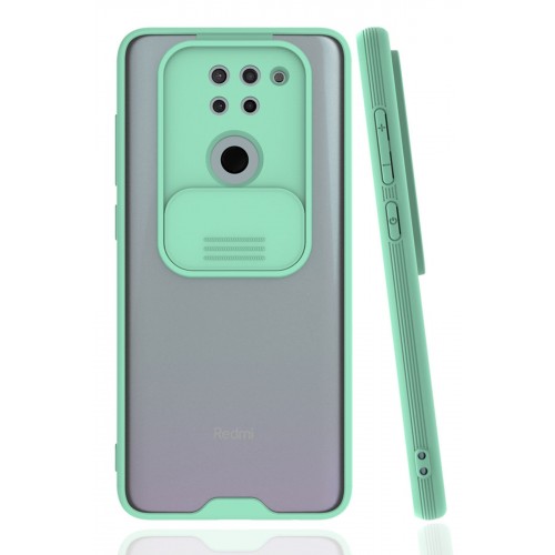 Newface Xiaomi Redmi Note 9 Kılıf Platin Kamera Koruma Silikon - Açık Yeşil Newface Xiaomi Redmi Note 9 Kılıf Platin Kamera Koruma Silikon - Açık Yeşil