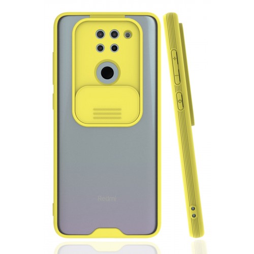 Newface Xiaomi Redmi Note 9 Kılıf Platin Kamera Koruma Silikon - Sarı Newface Xiaomi Redmi Note 9 Kılıf Platin Kamera Koruma Silikon - Sarı