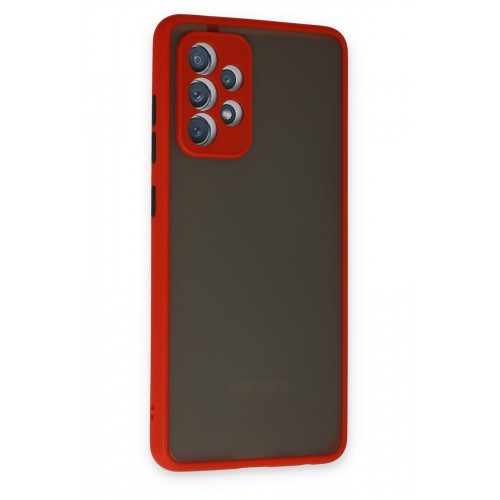 Newface Samsung Galaxy A32 Kılıf Montreal Silikon Kapak - Kırmızı Newface Samsung Galaxy A32 Kılıf Montreal Silikon Kapak - Kırmızı