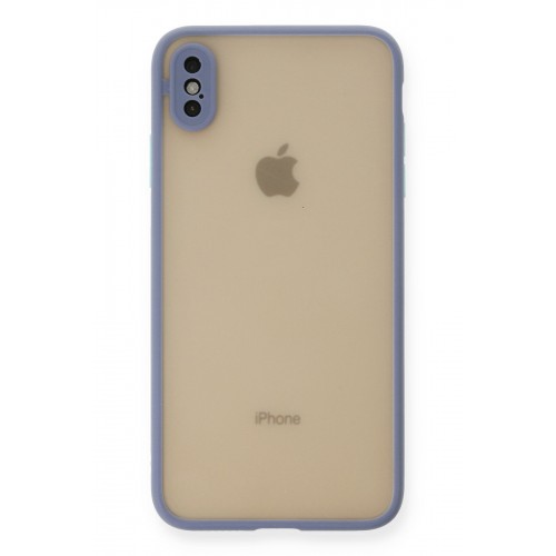 Newface iPhone XS Max Kılıf Montreal Silikon Kapak - Gri Newface iPhone XS Max Kılıf Montreal Silikon Kapak - Gri