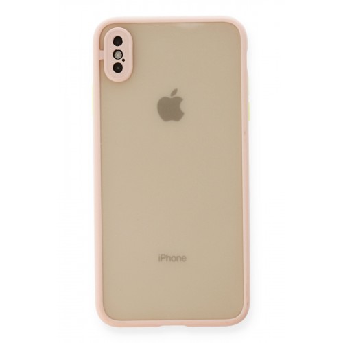 Newface iPhone XS Max Kılıf Montreal Silikon Kapak - Pembe Newface iPhone XS Max Kılıf Montreal Silikon Kapak - Pembe
