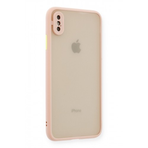 Newface iPhone XS Max Kılıf Montreal Silikon Kapak - Pembe Newface iPhone XS Max Kılıf Montreal Silikon Kapak - Pembe