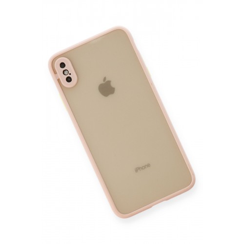 Newface iPhone XS Max Kılıf Montreal Silikon Kapak - Pembe Newface iPhone XS Max Kılıf Montreal Silikon Kapak - Pembe