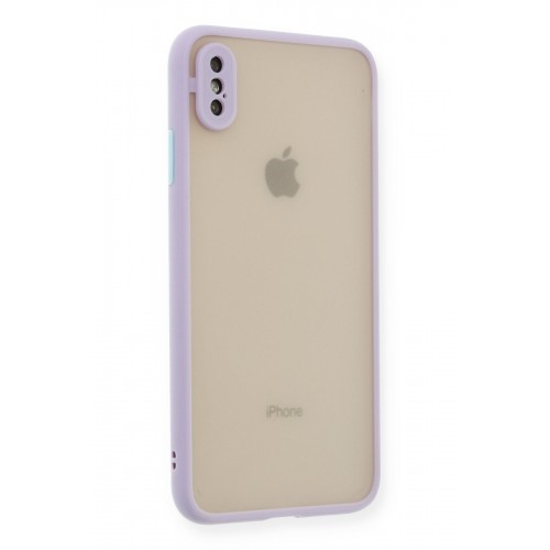 Newface iPhone XS Max Kılıf Montreal Silikon Kapak - Mor Newface iPhone XS Max Kılıf Montreal Silikon Kapak - Mor