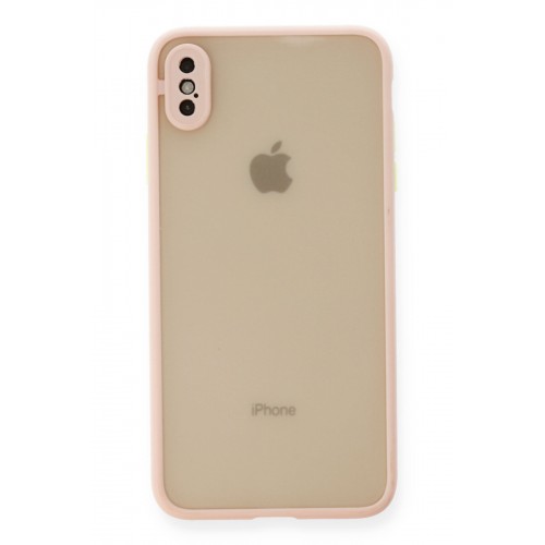 Newface iPhone X Kılıf Montreal Silikon Kapak - Pembe Newface iPhone X Kılıf Montreal Silikon Kapak - Pembe
