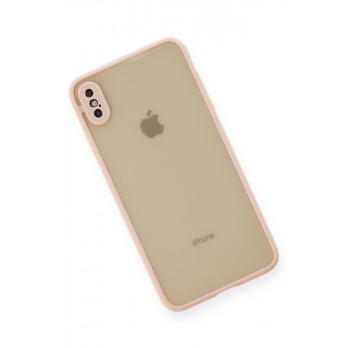 Newface iPhone X Kılıf Montreal Silikon Kapak - Pembe Newface iPhone X Kılıf Montreal Silikon Kapak - Pembe