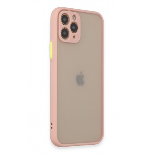 Newface iPhone 11 Pro Kılıf Montreal Silikon Kapak - Pembe Newface iPhone 11 Pro Kılıf Montreal Silikon Kapak - Pembe