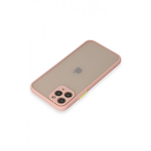 Newface iPhone 11 Pro Kılıf Montreal Silikon Kapak - Pembe Newface iPhone 11 Pro Kılıf Montreal Silikon Kapak - Pembe