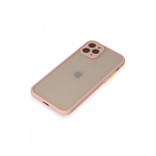 Newface iPhone 11 Pro Kılıf Montreal Silikon Kapak - Pembe Newface iPhone 11 Pro Kılıf Montreal Silikon Kapak - Pembe