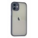 Newface iPhone 12 Mini Kılıf Montreal Silikon Kapak - Gri Newface iPhone 12 Mini Kılıf Montreal Silikon Kapak - Gri