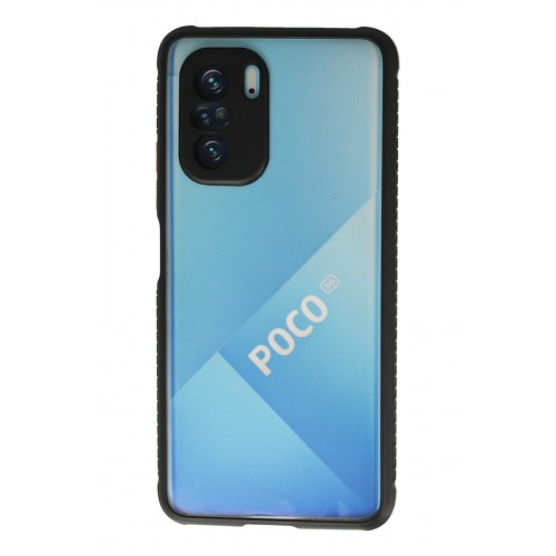 Newface Xiaomi Poco F3 Kılıf Miami Şeffaf Silikon - Siyah Newface Xiaomi Poco F3 Kılıf Miami Şeffaf Silikon - Siyah