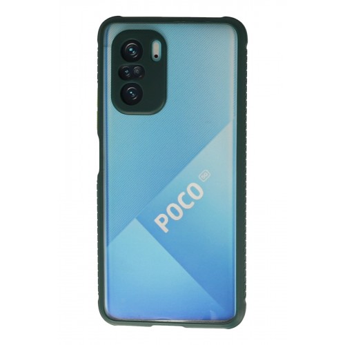 Newface Xiaomi Redmi K40 Kılıf Miami Şeffaf Silikon - Koyu Yeşil Newface Xiaomi Redmi K40 Kılıf Miami Şeffaf Silikon - Koyu Yeşil