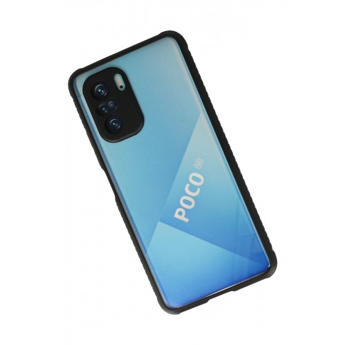Newface Xiaomi Redmi K40 Kılıf Miami Şeffaf Silikon - Siyah Newface Xiaomi Redmi K40 Kılıf Miami Şeffaf Silikon - Siyah