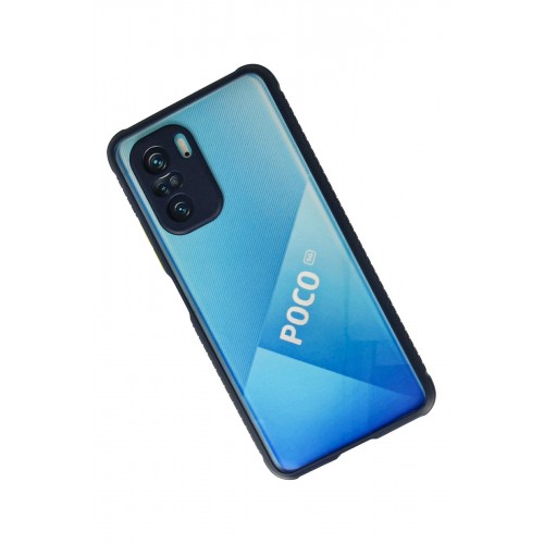 Newface Xiaomi Redmi K40 Pro Kılıf Miami Şeffaf Silikon - Lacivert Newface Xiaomi Redmi K40 Pro Kılıf Miami Şeffaf Silikon - Lacivert