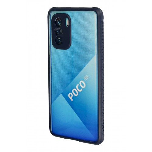 Newface Xiaomi Redmi K40 Pro Kılıf Miami Şeffaf Silikon - Lacivert Newface Xiaomi Redmi K40 Pro Kılıf Miami Şeffaf Silikon - Lacivert