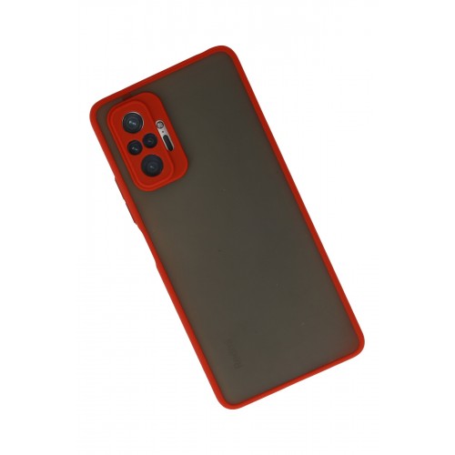 Newface Xiaomi Redmi Note 10 Pro Kılıf Montreal Silikon Kapak - Kırmızı Newface Xiaomi Redmi Note 10 Pro Kılıf Montreal Silikon Kapak - Kırmızı