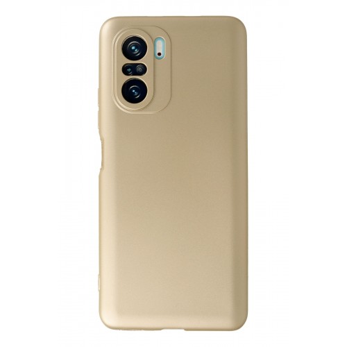 Newface Xiaomi Poco F3 Kılıf Premium Rubber Silikon - Gold Newface Xiaomi Poco F3 Kılıf Premium Rubber Silikon - Gold