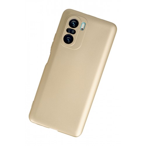 Newface Xiaomi Poco F3 Kılıf Premium Rubber Silikon - Gold Newface Xiaomi Poco F3 Kılıf Premium Rubber Silikon - Gold